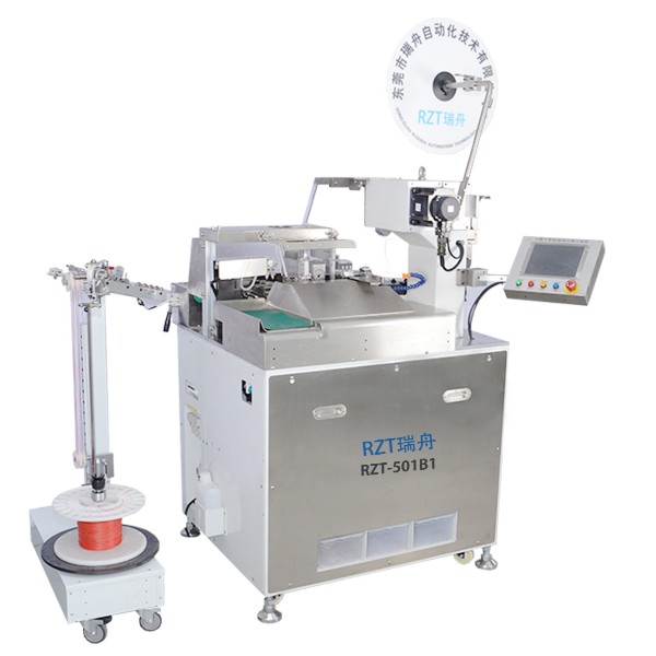 东莞瑞舟2017款全自动扭线沾锡机RZT-501B1粗线型